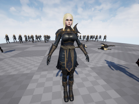 Fantasy Girl 3D 모델