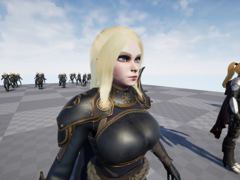 Fantasy Girl 3D 모델