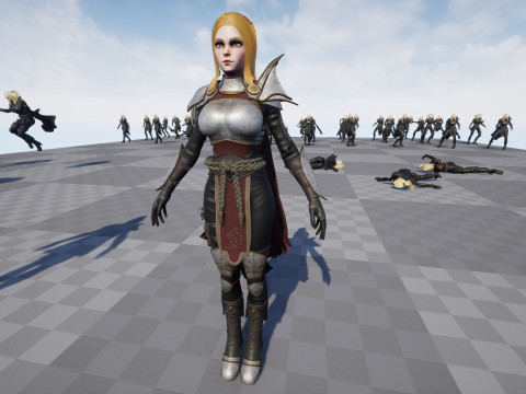 Fantasy Girl 3D 모델