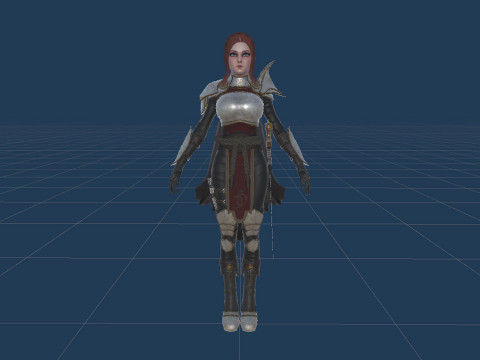 Fantasy Girl 3D 모델