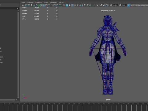 Fantasy Girl 3D 모델