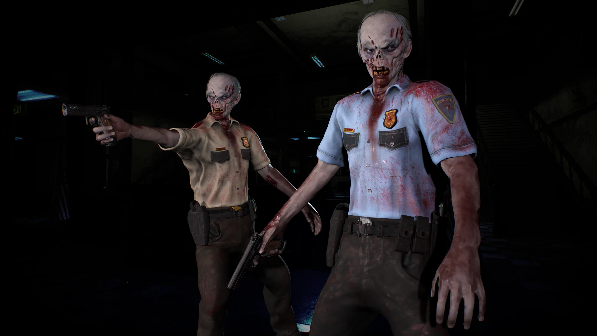 Zombie Cop 3D Model .c4d .max .obj .3ds .fbx .stl .blend 