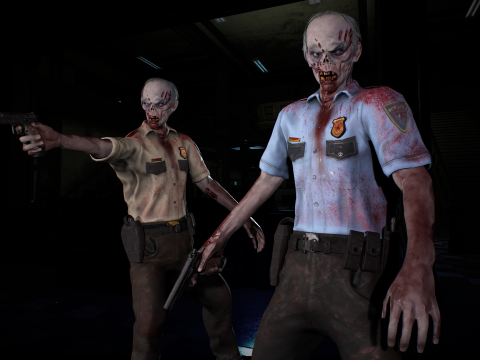 Zombie Cop 3D-Modell