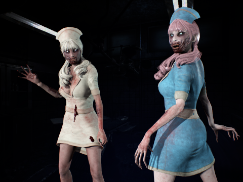 Zombie Nurse 3D Модель