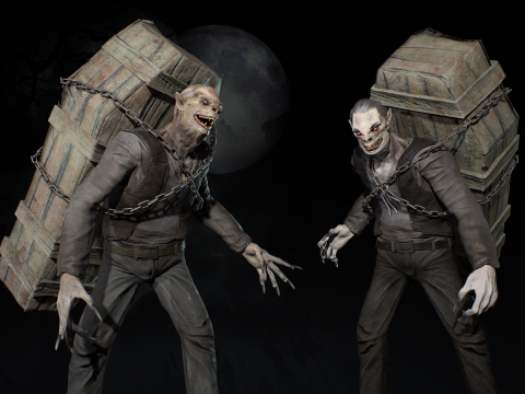 Ghoul 3D Model