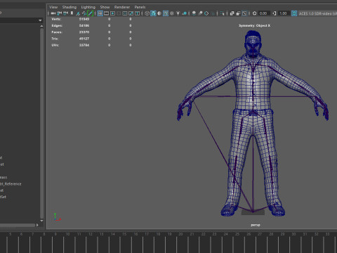 Office Zombie 3D Model