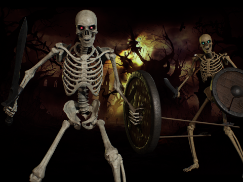 Skeleton 01 3Dモデル