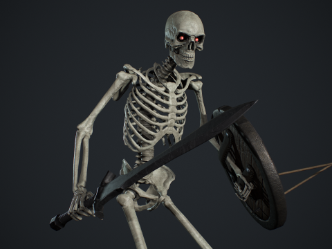 Skeleton 01 3Dモデル