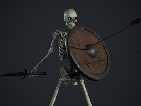 Skeleton 01 3Dモデル