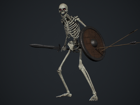 Skeleton 01 3Dモデル