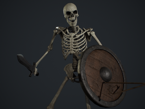 Skeleton 01 3Dモデル