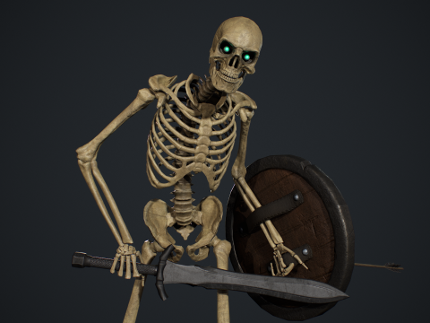 Skeleton 01 3Dモデル