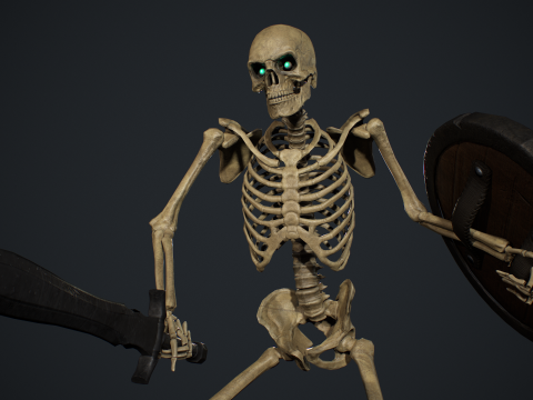 Skeleton 01 3Dモデル