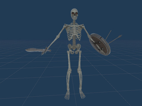 Skeleton 01 3Dモデル