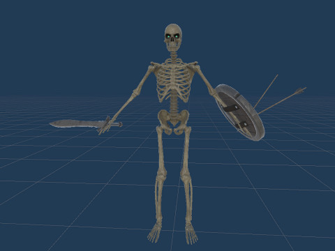 Skeleton 01 3Dモデル