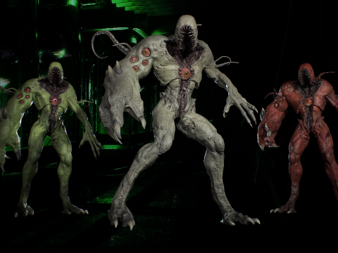 Monster Boss 3Dモデル
