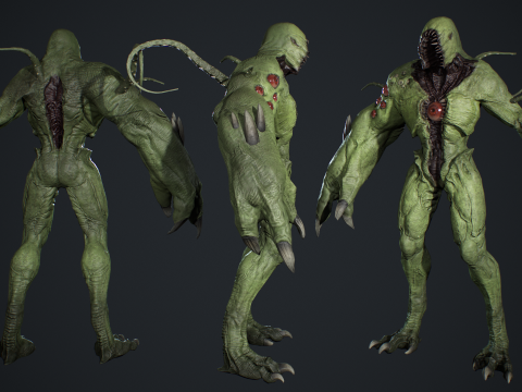 Monster Boss 3Dモデル