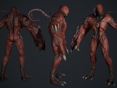 Monster Boss 3Dモデル