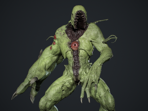 Monster Boss 3Dモデル