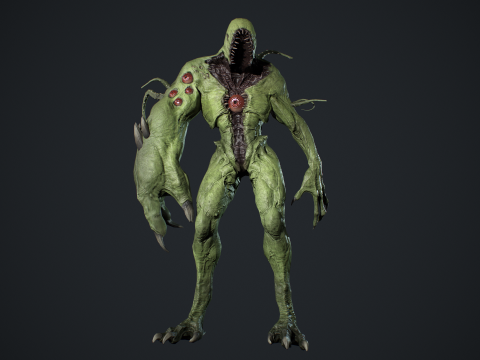 Monster Boss 3Dモデル