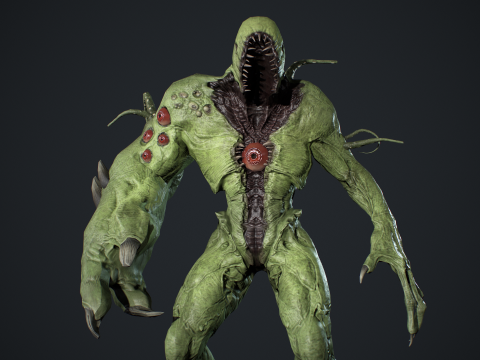 Monster Boss 3Dモデル