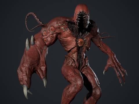 Monster Boss 3Dモデル