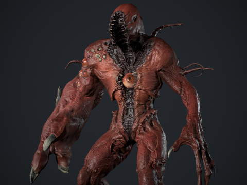 Monster Boss 3Dモデル