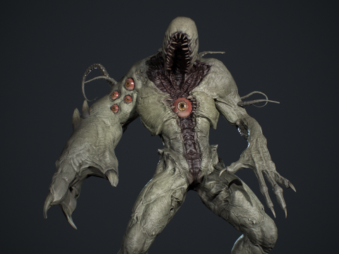 Monster Boss 3Dモデル