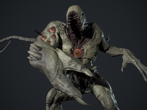 Monster Boss 3Dモデル
