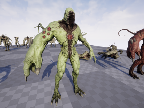 Monster Boss 3Dモデル