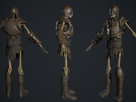 Skeleton 02 3D मॉडल