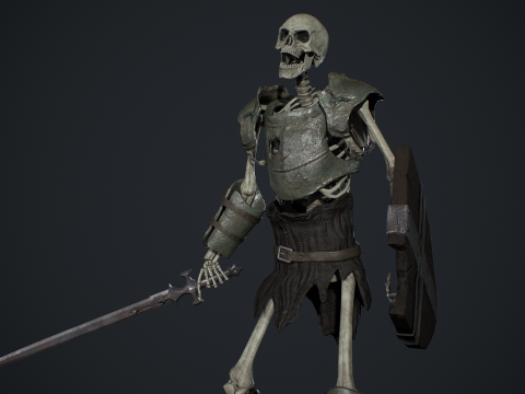 Skeleton 02 3D मॉडल