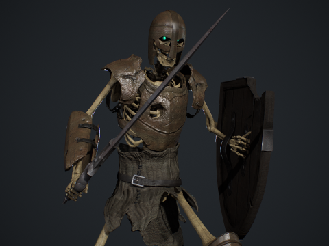 Skeleton 02 3D मॉडल