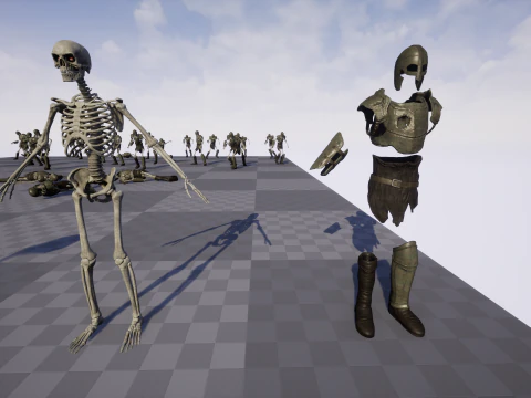 İskelet 02 3D Model