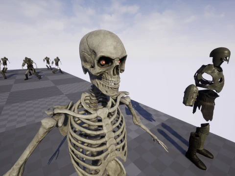 İskelet 02 3D Model