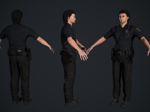 Policeman 3D Модель