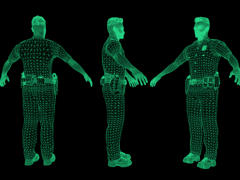 Policeman 3D Модель