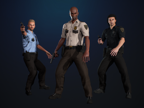 Policeman 3D Модель