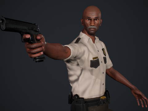 Policeman 3D Модель