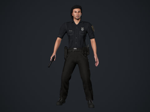 Policeman 3D Модель