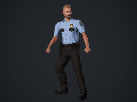Policeman 3D Модель