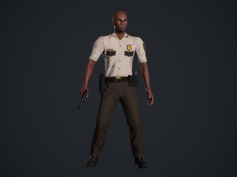 Policeman 3D Модель