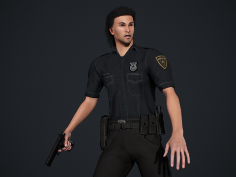 Policeman 3D Модель