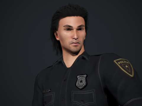 Policeman 3D Модель