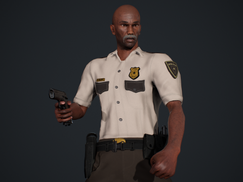 Policeman 3D Модель