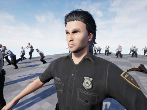 Policeman 3D Модель