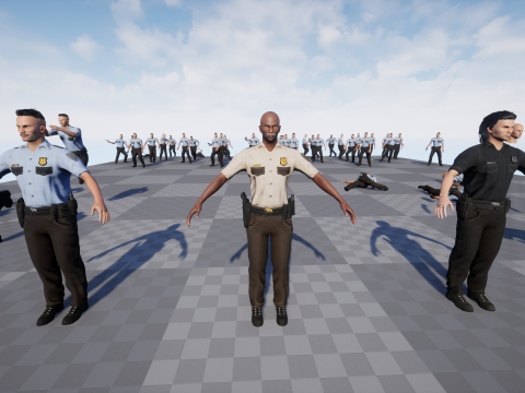 Policeman 3D Модель