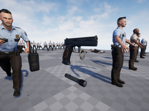 Policeman 3D Модель
