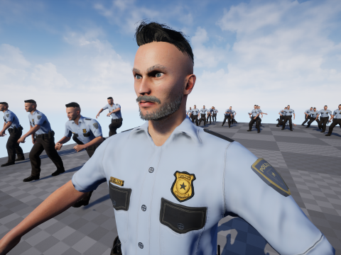 Policeman 3D Модель