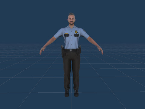 Policeman 3D Модель